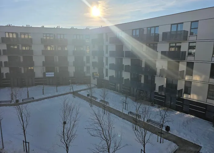 Apartment Baltic Portovo Family Near Old Town Balcony